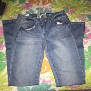 So Authentic Heritage Bootcut Lightwashed Jeans